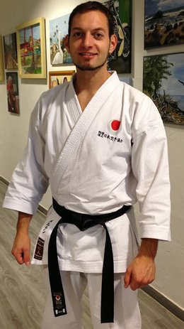 Sebastian Maerten, 2.DAN im DJKB und Leiter des Shisei-Dojo